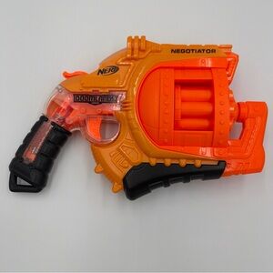 Nerf Doomlands Negotiator Blaster - Vibrant Orange and Bold Black
